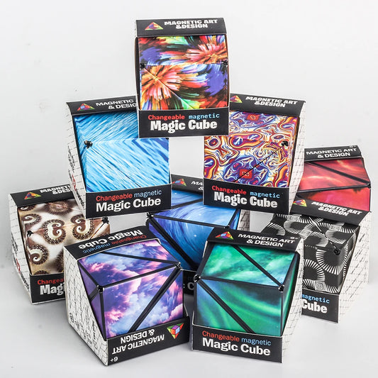Magnetic Cube: Geometry's Transforming Wonder